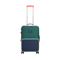 STATE Bags Product image of STATE Bags Logan Luggage green/navy including front view click to zoom
