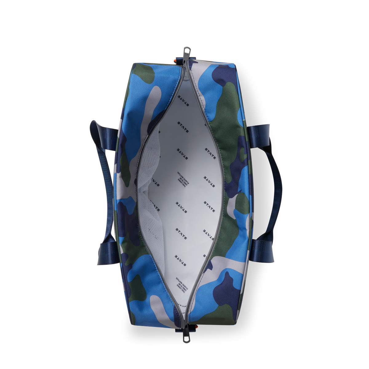 STATE Bags Rockaway Duffle Camo Interior View Click to Zoom