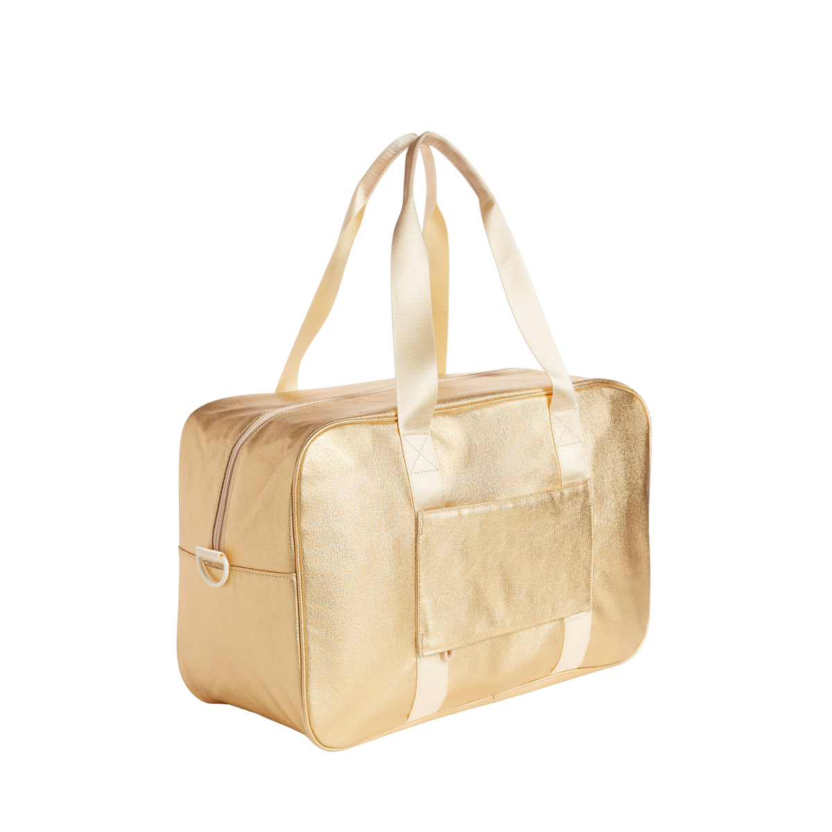STATE Bags Rockaway Duffle Metallic Gold Side View Click to Zoom
