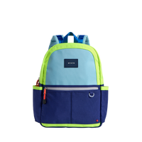 STATE Bags Kane Backpack Navy/Neon Front View Click to Zoom