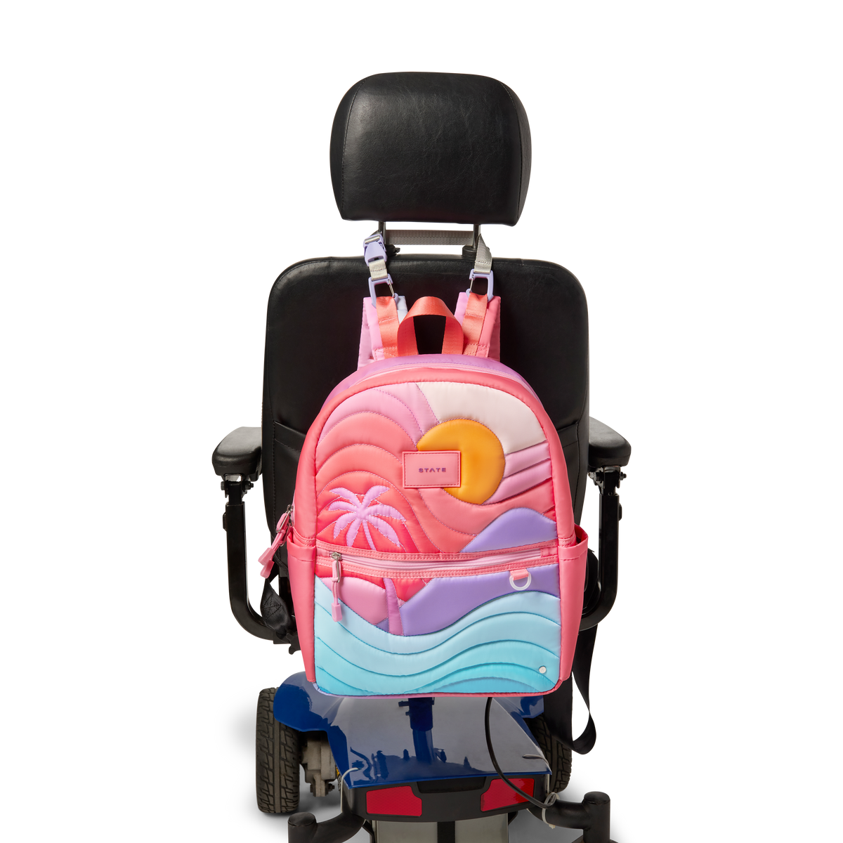 STATE Bags Adaptive Kit silver on Wheel chair