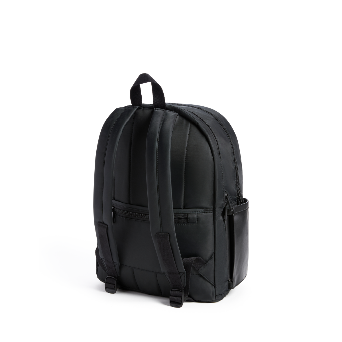 STATE Bags Evan's Double Pocket Black Back View Click to Zoom