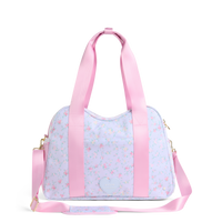 STATE x LoveShackFancy Bella Diaper Tote Confetti Bloom / Wildflower Blue Front View Click to Zoom