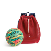 STATE Bags Kane Ball Bag Red Front View on backpack click to zoom