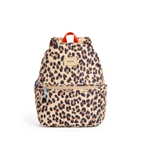 STATE Bags Kane Kids Travel Backpack Printed Canvas Leopard Front View Click to Zoom