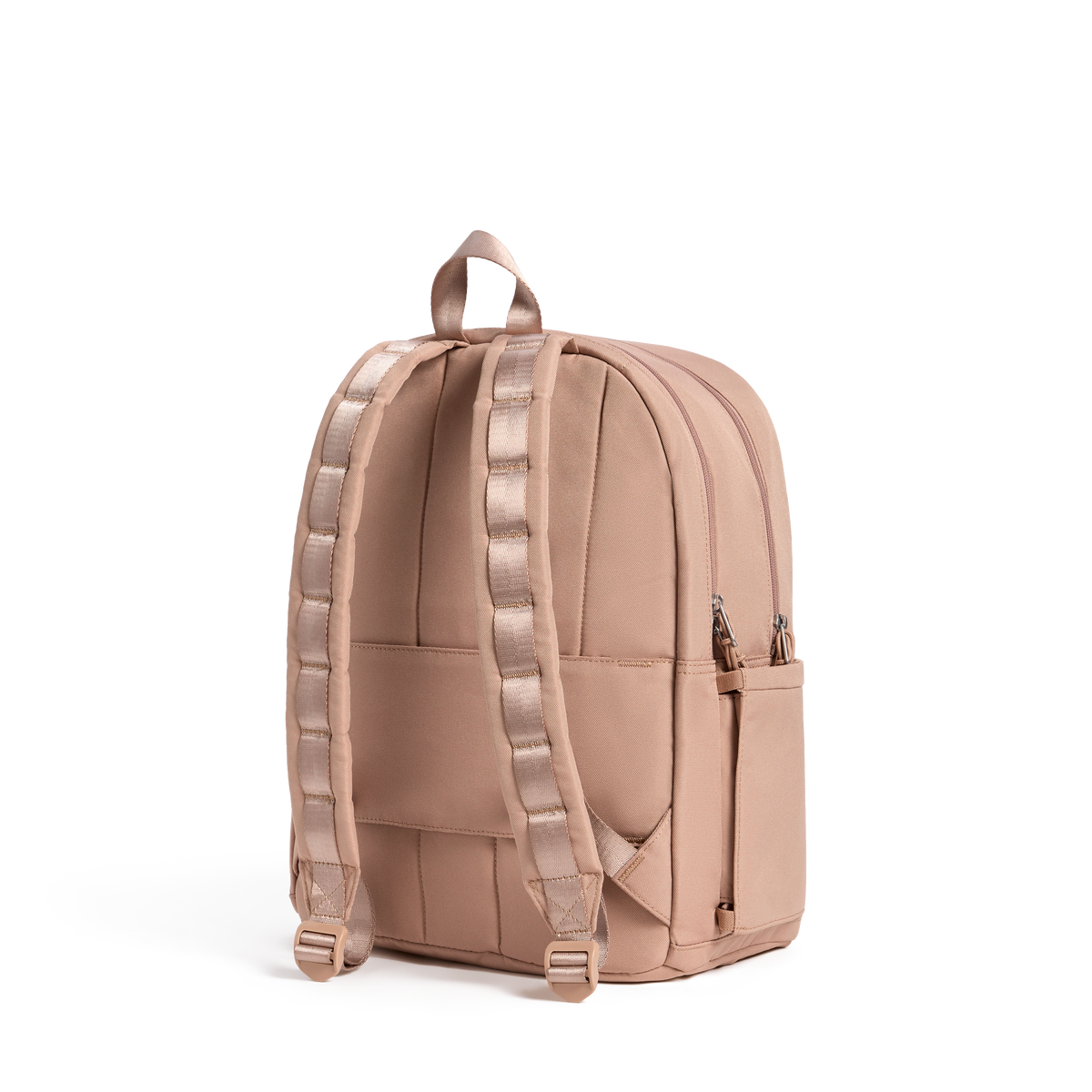 STATE Bags Kane Double Pocket Backpack Mocha Back View Click to Zoom