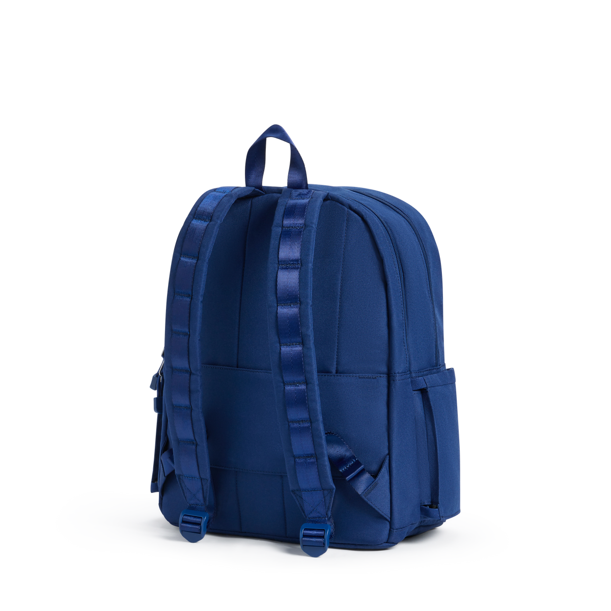 STATE Bags Kane Double Pocket Backpack Navy Back View Click to Zoom